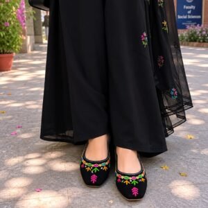 velvety multi khussa